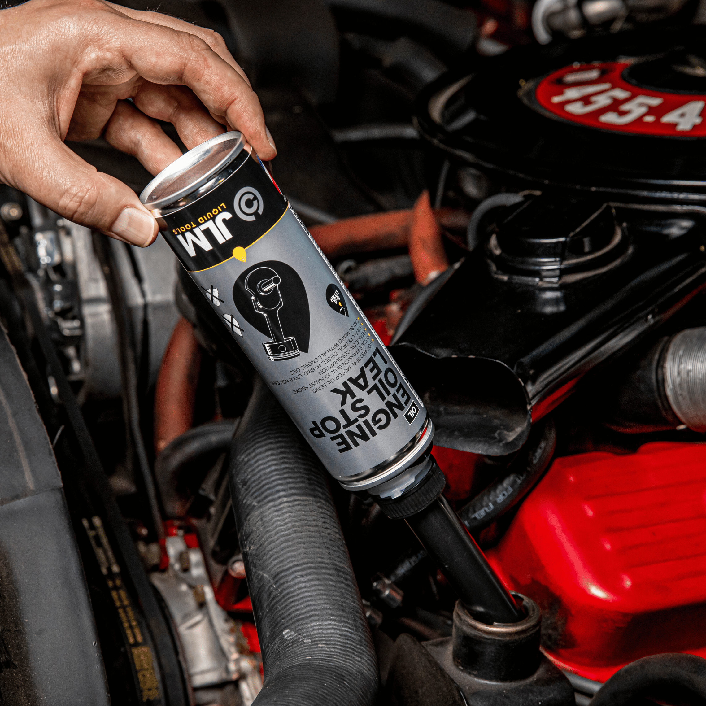 JLM Motorolie Stop Lek