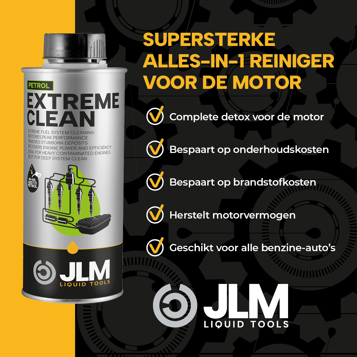 JLM Benzine Reinig & Bespaar Pakket