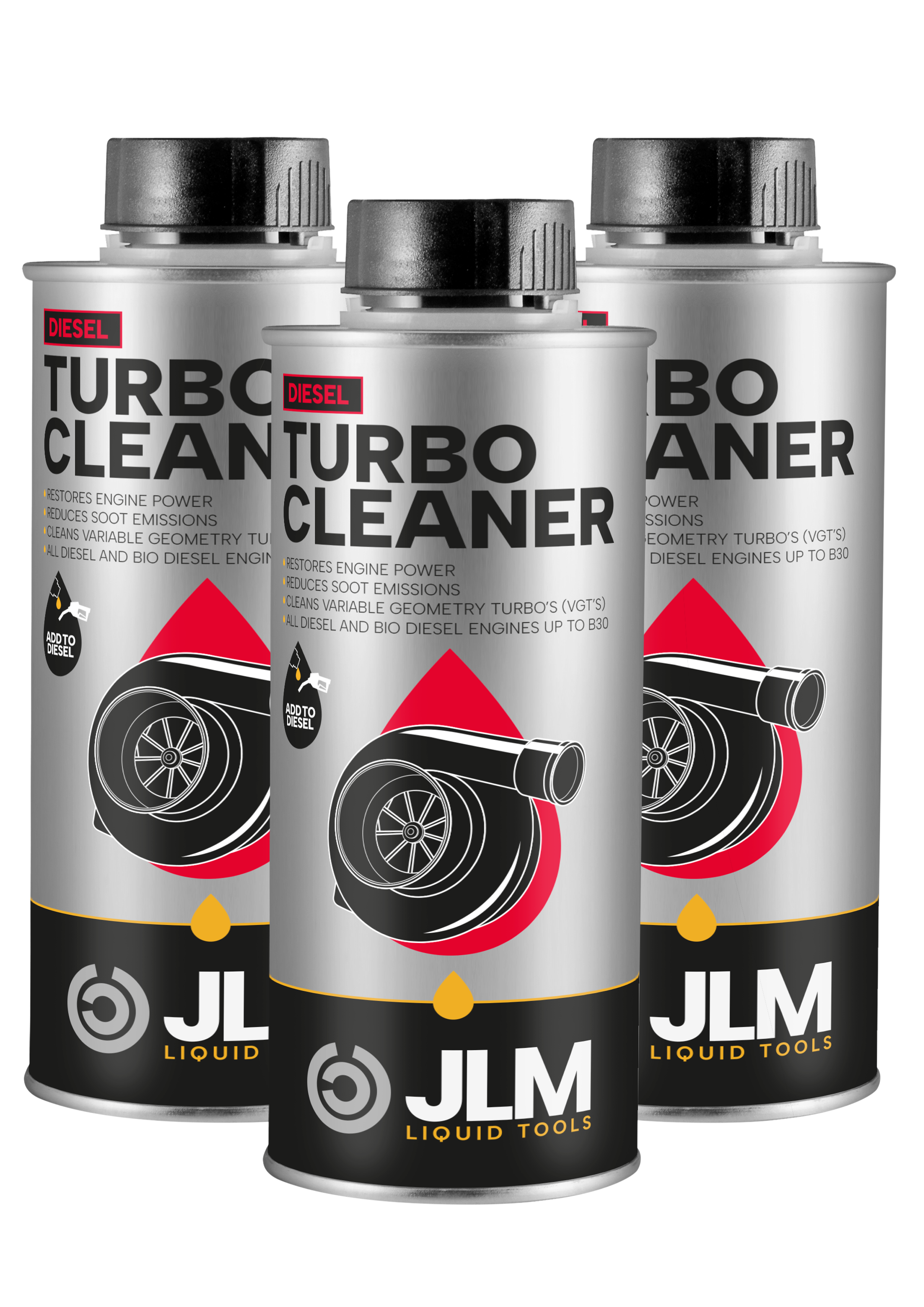 JLM Diesel Turbo Cleaner 3-pack bundle